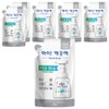 iClean Antibacterial Kitchen Hand Soap Basil Scent Refill, 200ml, 6 Pieces / 아이깨끗해 항균 키친용 핸드솝 바질향 리필, 200ml, 6개