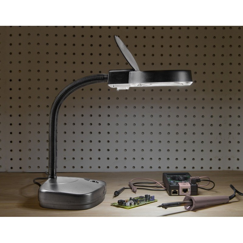 SE - 3.5X Magnification Table Lamp with Fluorescent Light -
