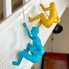 Darthome Coloured Abseiling Men Wall Decor Set Of 2 Yellow