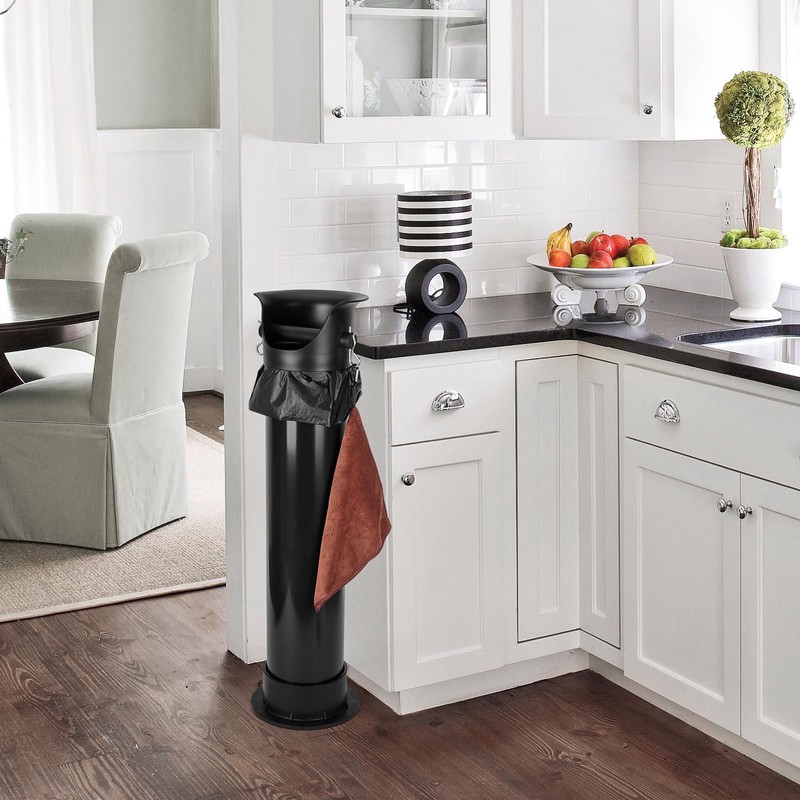 Nisorpa Coffee Knock Box,Commercial Floor-Standing Coffee Grounds Knock Box with
