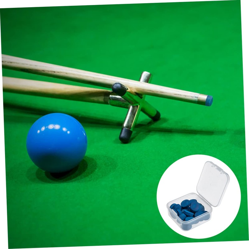 Sosoport 150pcs Billiard Tips Replacement Tips for Pool Cues Portable