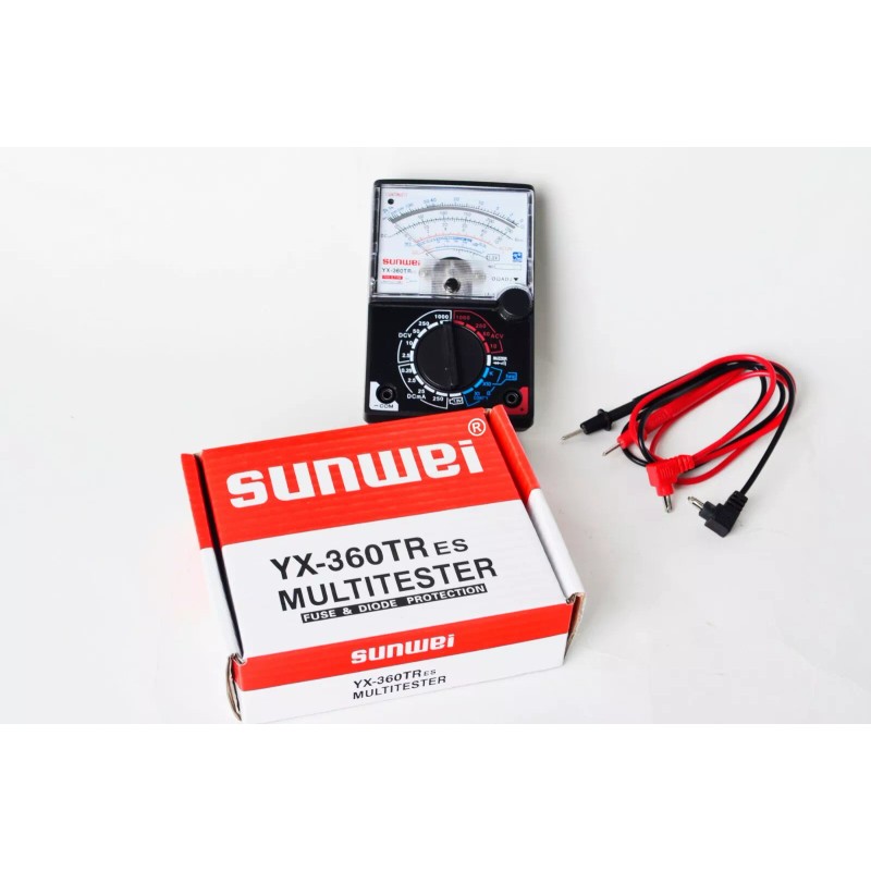 Sunwei YX-360TR es Analogue Meter Multimeter Multitester Fuse Diode Protection
