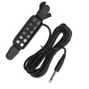 Acoustic Guitar Electric Transducer Soundhole Pickup Preamplifier Punching Free Accessories