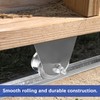 24 Ft V-Track Galvanized Inverted V Track with Hammer Drive