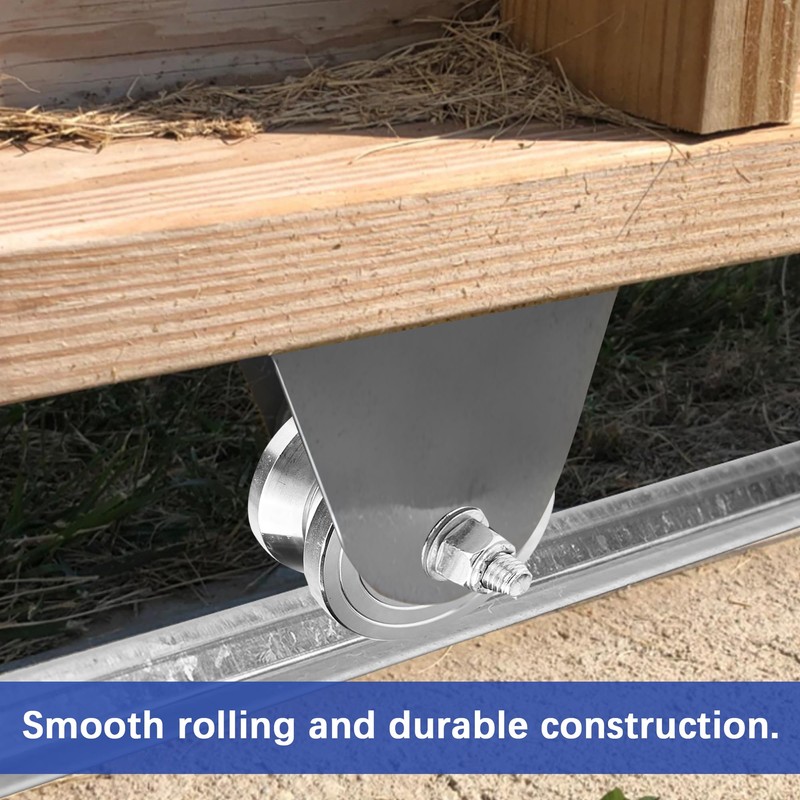 24 Ft V-Track Galvanized Inverted V Track with Hammer Drive