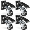 Retractable Workbench Caster Wheels for Heavy-Duty Tables – 4-Pack with
