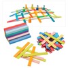 120pcs Wooden Building Blocks Colorful Bridge Building Stacking Toy Toddler