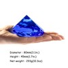 Blue Crystal Diamonds Paper Weights, Heart Shape Real Diamond Glass