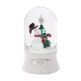 THINGS REMEMBERED Top Hat Snowman Light-Up LED Snow Globe (Free Customization)