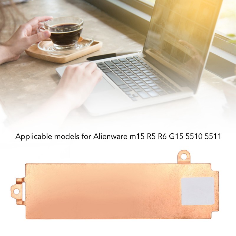 M.2 2280 SSD Heatsink Cover with Bracket for Alienware M15