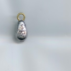 S & J's TACKLE BOX 1/4 oz Bell Sinker with Brass Eyelet - 10 PER Pack