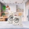2 X Reusable Plastic Lined Bread Bags for Homemade Bread