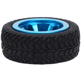 RC Wheel Tyres, Car Model Accessories Rubber Tyres Material Fit for WLtoys 1/28 RC K969 K989 K999 P929 4WD Short Pool Drift Offroad Rally (Blue)