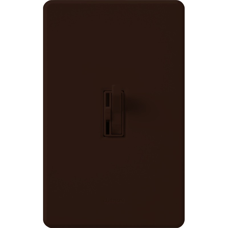 Lutron Toggler Quiet 3-Speed Slide-To-Off Fan Control, 1.5-Amp, Single-Pole/3-Way, AYFSQ-F-BR,