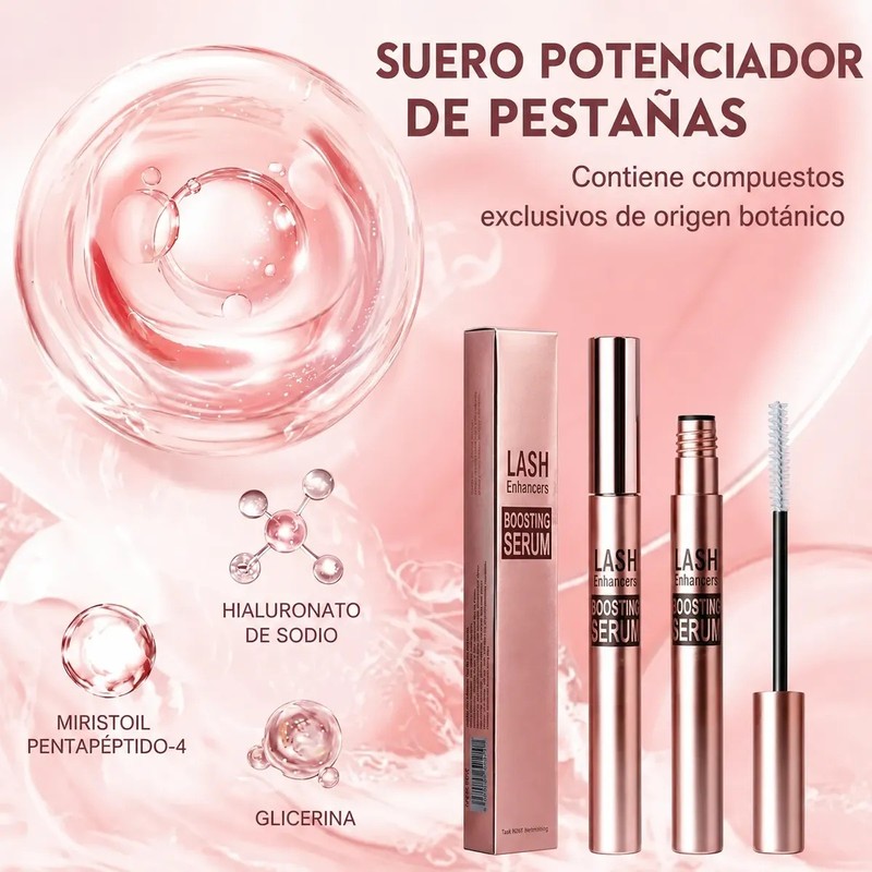 3 Serums Tratamiento Crecimiento Pestañas Gruesas Y Largas