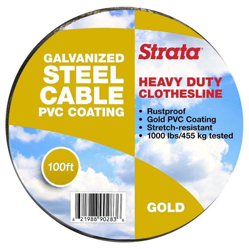 Strata Heavy Duty Outdoor Clothesline for Drying Clothes, Linen &