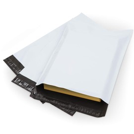 Vinted Shipping Bags 16x12Inch,Anstore 60pcs White Plastic Mailing Postal Bags,Self Seal Bags 300x400mm Parcel Bags for Posting Clothes,Self Seal Delivery Bags for Parcels Extra Large Packaging Bags