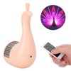 PeacockShaped Projection Lamp Decorative Light Touch Control ABS Nightlight Bedroom(Pink