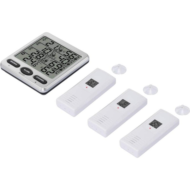 Renkforce Funk-Thermo-/Hygrometer silver