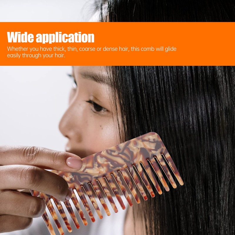 FOMIYES 1PC Wide Tooth Detangling Comb - Salon-Grade Hair Brush