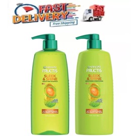 Garnier Fructis Sleek & Shine Shampoo & Conditioner, 40 fl. oz., 2 pk.