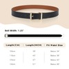 WHIPPY Reversible Belt for Women Leather Belts for Jeans Pants