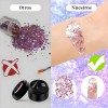 9pz Body Glitter Maquillaje Cabello Cuerpo Brillos Colores