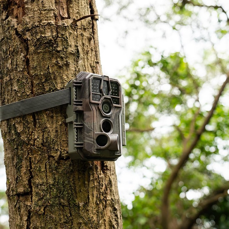 GardePro A5 Wildlife Camera, 64MP 1296p H.264 Video Trail Camera,