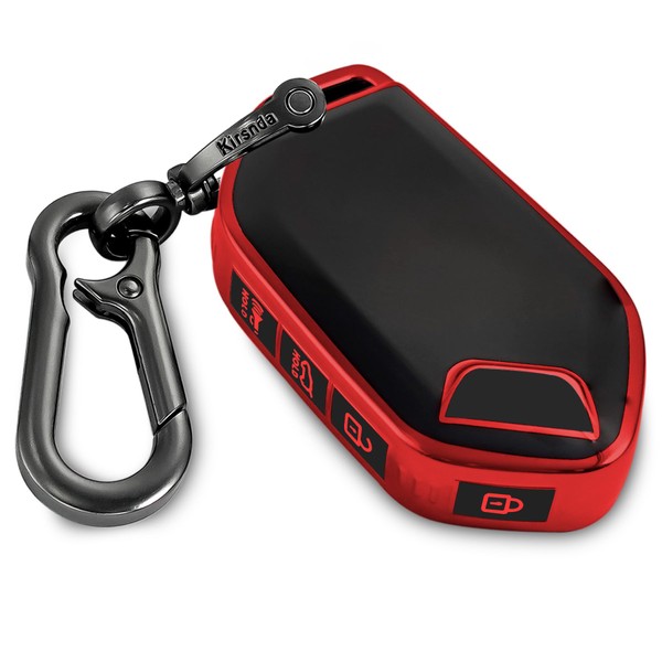 Kirsnda for kia Key Fob Cover with keychian,TPU Protection Key