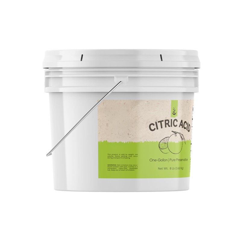 Pure Original Ingredients Citric Acid (1 Gallon) Pure & Undiluted,
