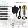 SINKINGDOM SinkTop Air Switch Kit with Champagne Bronze Long Button