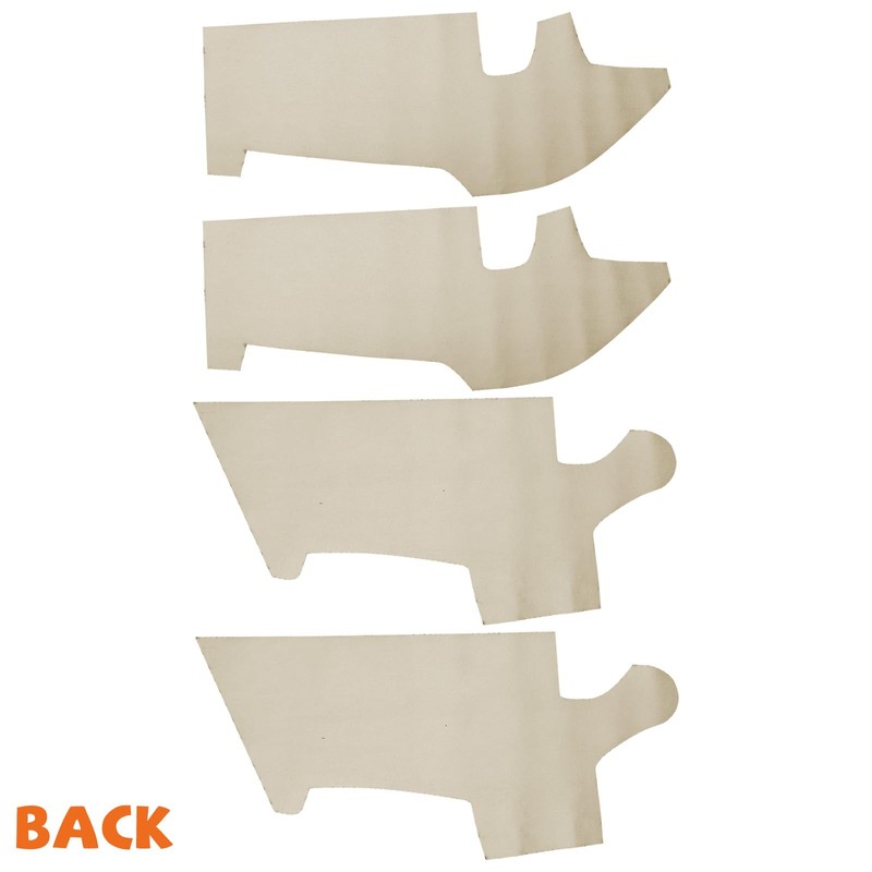 RUIANTE 4pcs Door Panel Cover Trim Replacement Compatible for Elantra