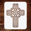 Celtic Cross Stencil, 4.5 x 6 inch - Celtic Druid
