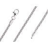 925 Sterling Silver Popcorn Chain 1.7 mm Unisex Necklace Lobster