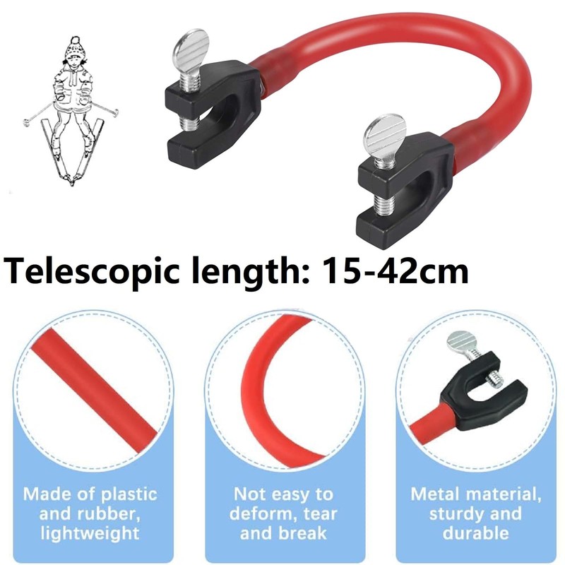 Ski Training Aid Ski Tips, Snowboard Tip Clips, Holder for