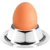 com-four® 12 x Stainless Steel Egg Cups – Elegant Heat-Insulating