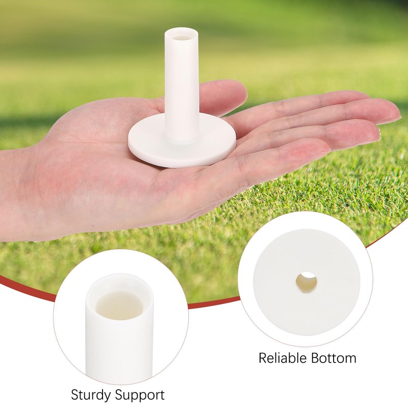 TIXIPEM 2.36IN Rubber Golf Tees [6PCS] - Flexible Stable Ball