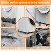 LUCKUP Heavy Duty Appliance Rollers W/Crowbar, Extendable Washing Machine Stand