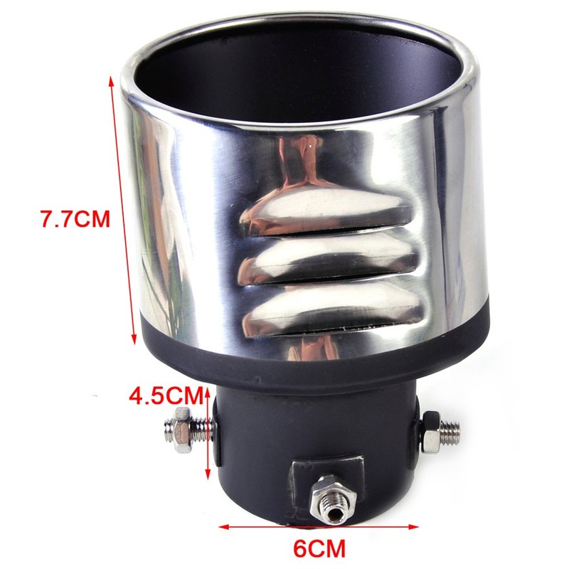 PolarLander 1pc Exhaust Tailpipe Tail Pipe Rear Muffler Stainless Steel