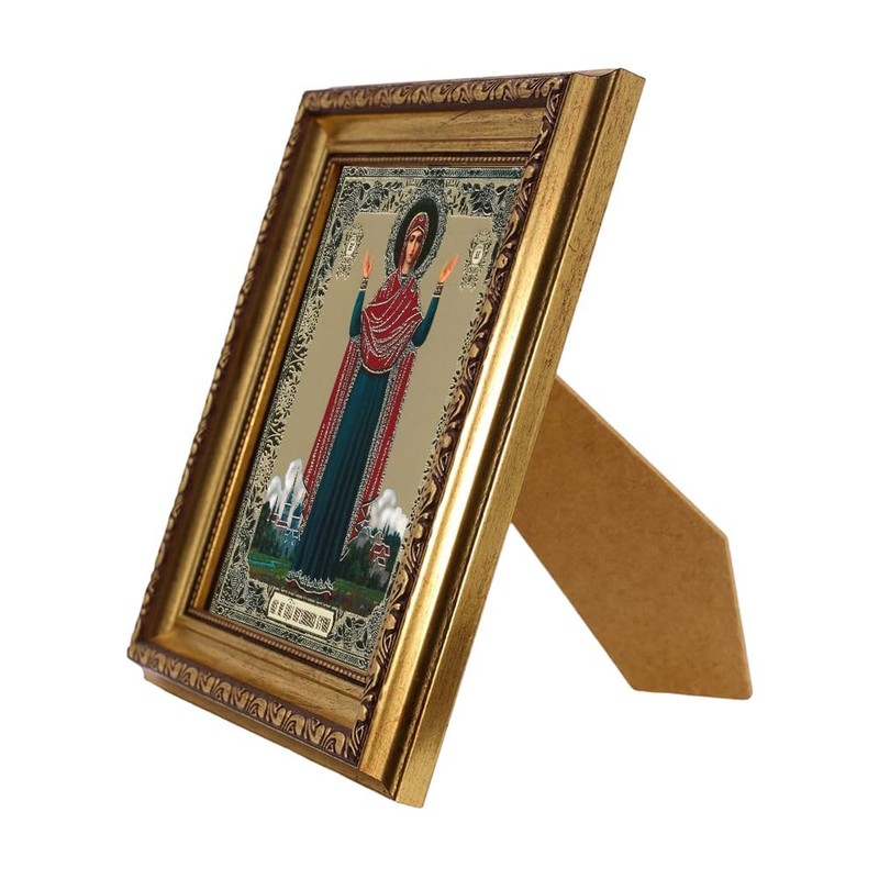 Silver Axion Orthodox Icon (Icon of the Mother of God