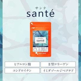 オーガランド (ogaland) プロテオグリカンSante サンテ (90粒 / 約3ヶ月分) 3つの美容成分配合 (プロテオグリカン / Ⅱ型コラーゲン配合) 健康サポート サプリメント