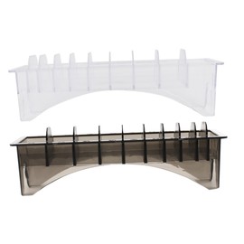 Beavorty 2pcs Hair Clipper Comb Holder Storage Case Durable Organizer for Barber Tools Limit Comb Storage Box for Salon Home Use Compact Design for Efficient Workspace Management