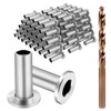 BLIKA 65 Pack Stainless Steel Protector Sleeves for 1/8" 5/32"