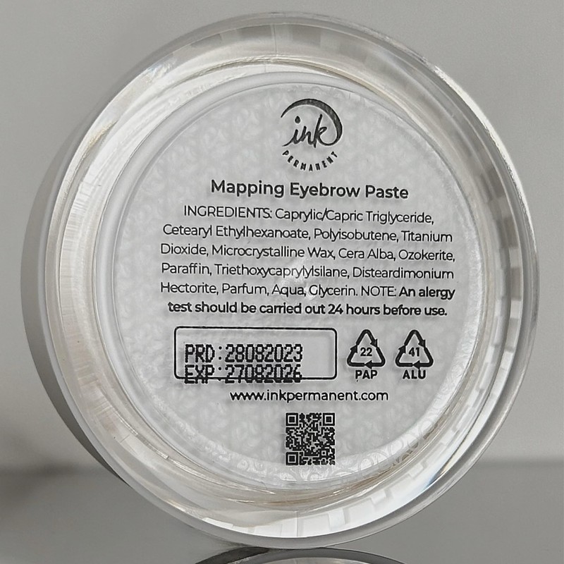 Eyebrow White Mapping Brow Paste [Large 15g Bottle] EyeBrow Mapping