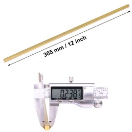 4 pcs 1/4" x 1/4" C360 Brass Square BAR 12" Long Solid 0.23" Flat Mill Stock