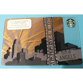 STARBUCKS CARD 2014"LOS ANGELES CITY OF ANGLES"VHTF~