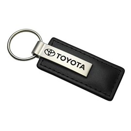 Toyota Black Leather Key Chain