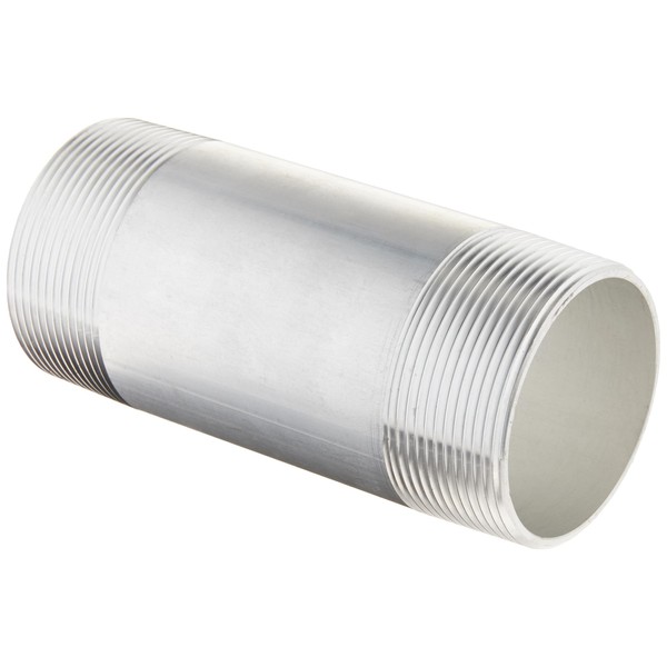 USA SEALING ZUSA-PF-14852 Aluminum Schedule 40 Pipe Nipple Threaded on