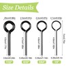 UFURMATE Allen Key Ring Wrench, 16Pcs Mixed Size Solid Metal
