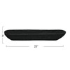 Creative Co-Op Decorative Paulownia Wood Bowl, Black